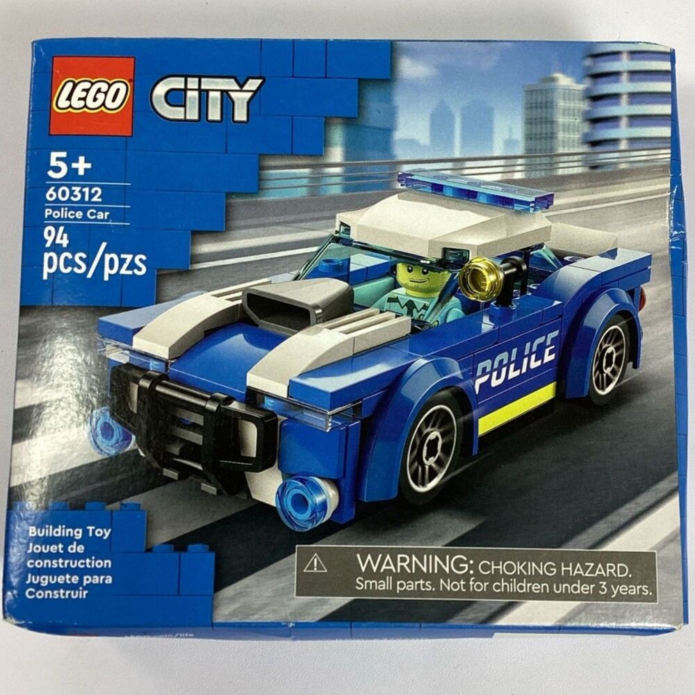 Lego City Police Car Minifigure Kit 60312 New In Box 94 Pieces Age 5+